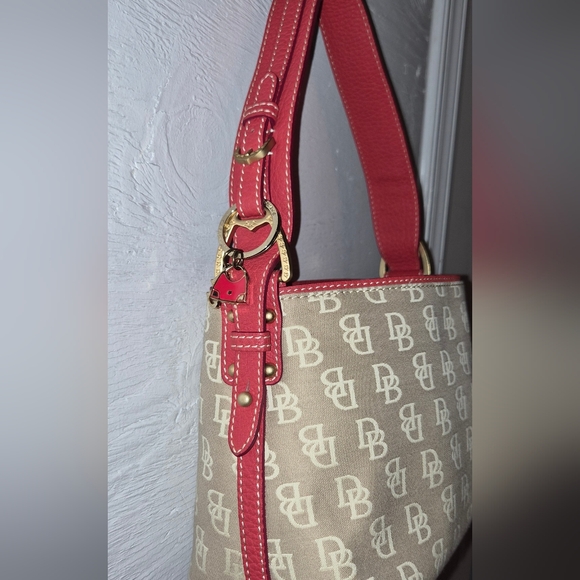 Dooney & Bourke Red and Tan Women's Bag - Picture 5 of 5